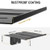 ZeboZap ZZSLSB1001 DIY Detachable Gazebo Floating Shelf for Soundbar, Consoles | No Drilling Required | Metal Gazebo & Wooden Gazebo | Weatherproof | 7 lbs Capacity | Fits 3-in to 16-in Pole