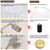Shenmoyl Bathroom Light Fixtures, 3-Light Vanity wall Light Over Mirror with Clear Tulip Glass Shade for Bedroom Living Room (Bulb Not Included), Satin Nickel