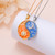 FLYOW S925 Sterling Silver Best Friend Pendant Friendship Sun Moon Yin Yang Matching Bff Necklace for Women Jewelry