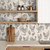 Livelynine Chicken Wallpaper Stick and Peel Vintage Farmhouse Chicken Rooster Wall Paper for Kitchen Waterproof Removable Chicken Coop Contact Paper Self Adhesive Vinyl 17.5x78.8 Beige Shabby Chic