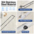 Neodrain 42-Inch Linear Shower Drain-Brushed,with Tile Insert Grate