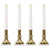 CTKcom 4 Pack Solar Flameless Candles Light Solar Powered Flickering Candle Light Window Wall Lamp Romantic Night Light Wall Lamp with Suction Cups Decoration for Party Christmas Hallowmas Festival