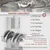 2-Pack Bandsaw Trunnions with Scale, Fit For 14" Standard Bandsaws, Replace Trunnions 426-02-0-950-0002, 426-02-395-0005, LBS-60, JWBS-14, 100042