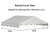 Ddeman Outdoor Dog Kennel Cover 10'W x 10'L Replacement Covers - Beige