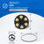Premium 6 Port Module Kit Replacement for Paramount Water Valve, 004-302-4408-00 Replacement Part with Valve Shell Oring, 004302440800, 005302010000