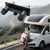 Beiyi RV Shower Faucet, Matte Black Metal Camper Shower Faucet with Hose and Shower 4" RV Outside for Travel Trailer, Camper, Motorhome