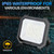 Leddictive 2 Pack 100W LED Flood Lights Outdoor, 3CCT Outside Work Light