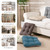 Love's cabin Memory Foam Chair Cushions Set of 4, 19 Inch, Green