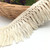 FQTANJU 10 Yards X 6cm Wide Cotton Tassel Fringe In Beige.
