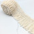 FQTANJU 10 Yards X 6cm Wide Cotton Tassel Fringe In Beige.