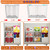 Large Freezer Organizer Bins for 5 to 9 Cu.Ft,4Pack , Leak-Proof Bottom