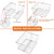 Large Freezer Organizer Bins for 5 to 9 Cu.Ft,4Pack , Leak-Proof Bottom