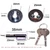 WANLIAN Glass Lock Sliding Door Lock with Key