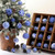 VioraWhite 36 Pcs Blue and White Christmas Chinoiserie Ball Ornaments