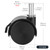1.5 Inch Threaded Stem Furniture Casters, Metric M8 Nylon Plastic Swivel Locking Casters Set of 4, for Office Chairs, Shelves, Carts, Workbenches.