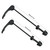 AiTuiTui 1 Pair Bike Quick Release Axle Skewer Bicycle Hub Parts, Front & Rear Axle Hollow Shaft Kit Replacement for Road, Mountain, MTB, BMX Bikes