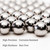 One 4-1/2" Inch Diameter Hardened Chrome Solid Steel Bearing Balls, Vigorous Precision Balls (1 Piece)