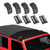 Roof Rack Mounting Brackets for 2018-2024 Jeep Wrangler JL and 2020-2024 Gladiator JT, Gutter Mount Roof Rack Compatible with Most Roof Racks, 4pcs