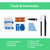 GREEN FUSION 3PCS Rear Camera Lens Glass Replacement Part Compatible with Galaxy Z Fold 6, with Tools & Instruction