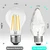F15 40W Incandescent Light Bulbs, Daylight White 5000K,ge Light Bulbs 40 watt,Dimmable,E26 Medium Base,Vintage Wrinkle Glass Cover 4PACK