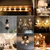 F15 40W Incandescent Light Bulbs, Daylight White 5000K,ge Light Bulbs 40 watt,Dimmable,E26 Medium Base,Vintage Wrinkle Glass Cover 4PACK