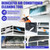 Ac Cleaning Bag with Wall Protection Cloth, 13Pcs Mini Split Cleaning Kit, Ac Cleaning Kit, Air Conditioner Cleaning Kit, Split Ac Unit Cleaning Kit, Mini Split Air Conditioner Cleaning Bag