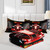UEVBF Red Race Car Bedding Comforter Set Twin Size with 2 Pillowcases.