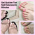 EBANKU Poly Gel Toenail Kit 3 Color Clear Pink White Poly Extension Nail
