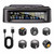 RV Tire Pressure Monitoring System -TPMS Tire Pressure Monitor with 6 Sensors,M12-3 TPMS Solar Charge & USB Color LCD Display, 0-9.9BAR/144PSI Range, 6 Alarm Modes for RV/Trailer/Truck IP67