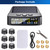 RV Tire Pressure Monitoring System -TPMS Tire Pressure Monitor with 6 Sensors,M12-3 TPMS Solar Charge & USB Color LCD Display, 0-9.9BAR/144PSI Range, 6 Alarm Modes for RV/Trailer/Truck IP67
