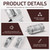 RVMARINEPAT 12V Linear Actuator High Speed 14mm/s Linear Motion Actuator 220lb/1000N Electric Actuator 12 Volt IP54 Waterproof Linear Actuator 6 inch with Switch