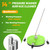 LidoDola 14'' Pressure Washer Surface Cleaner Green, Power Washer Accessory
