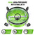 LidoDola 14'' Pressure Washer Surface Cleaner Green, Power Washer Accessory