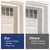 Garage Door Seal Top and Sides, 40 FT Garage Door Weather Stripping Side Seal, Universal Weatherproofing TPE Trim Seals Weather Strip White