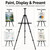 RRFTOK 17-66 Inch Adjustable Art Easel Stand for Painting and Sign, Black