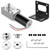 Copkim 6 Pack 12V DC Worm Gear Motor 8mm Coupling Bracket,12V 160rpm