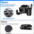 Aluminum Trailer Chain Holder with 7-Way Plug Holder for 2", 2-1/4"