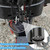 Aluminum Trailer Chain Holder with 7-Way Plug Holder for 2", 2-1/4"