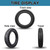 Bicycle Solid Tire 14x2.125, Rubber Airless Honeycomb Tires, 14 Inch Puncture Proof Tire for Electric Bike