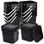 Suzile 10 Pcs 2.2 Gallon Square Bucket with Lid Food Grade Plastic Bucket 10L Utility Industrial Pail with Handle Container for Food Oil Tub Water Fishing Paint House Cleaning Car Washing(Black)