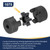 uxcell 7/16" to 5/8" L075 Flexible 3-Piece L-Jaw Coupling Coupler Set & Buna-N NBR Rubber Spider for Log Splitter Hybrid Equipment