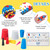 Briwooody 450 Pcs Silicone Tapered Rubber Plugs, 9 Sizes Stopper Assortment