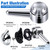 Enhon 1 Pcs Shower Handle Compatible with Delta 1700(Chrome)