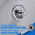 Enhon 1 Pcs Shower Handle Compatible with Delta 1700(Chrome)