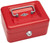 Wedo 145 102X Cash Box in Red Size 1-15.2 x 11.5 x 8.0 cms.