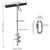SELEWARE 36" Sand Anchor for Boats 304 Stainless Steel Screw in Boat Anchor