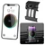 LUNQIN Car Magnetic Phone Mount for Mazda CX-90 CX90 2024 2025 2026 and Mazda CX-70 CX70 2025 2026 Auto Accessories Best Cellphone Holder Fast 15W Wireless Charger Cell Phones Charging Screen Stand