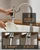 APPASO 2 Hole Kitchen Faucet with Pull Down Sprayer, Brushed Nickel