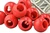 SE 8" White/Red Bungee Stretch Cords with Balls (100 Count) - BC8W-100