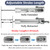 JQDML Upgrade Reciprocating Linear Actuator High Torque 40 lbs, 24V, 120rpm